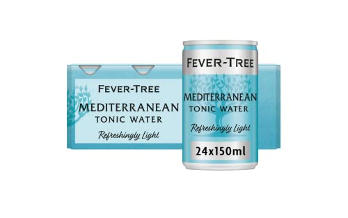 Fever-Tree Refreshingly Light Mediterranean Tonic Water 24 x 150ml cans