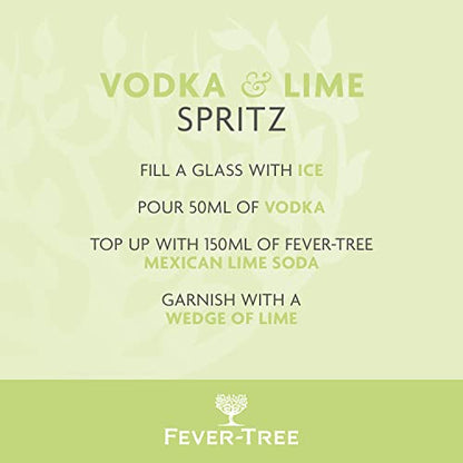 FEVER-TREE Mexican Lime Soda 24 x 150ml cans