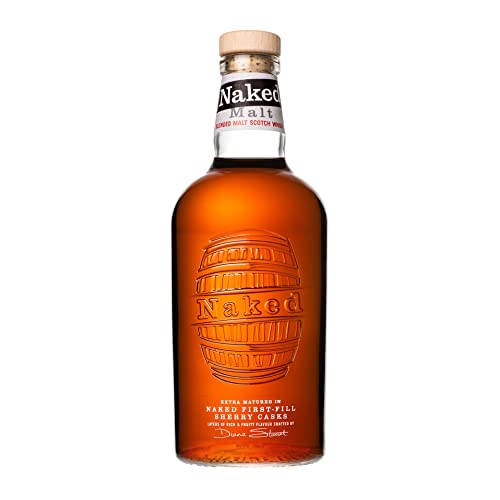 The Naked Malt | Blended Scotch Whisky | Rich and Fruity | Matured in First-Fill Oloroso Sherry Casks | 40 Percent ABV | 70 cl