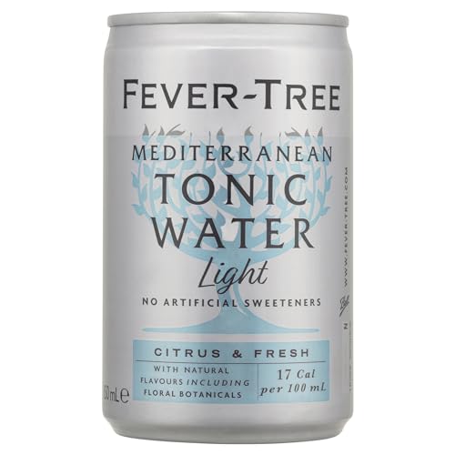 Fever-Tree Refreshingly Light Mediterranean Tonic Water 24 x 150ml cans