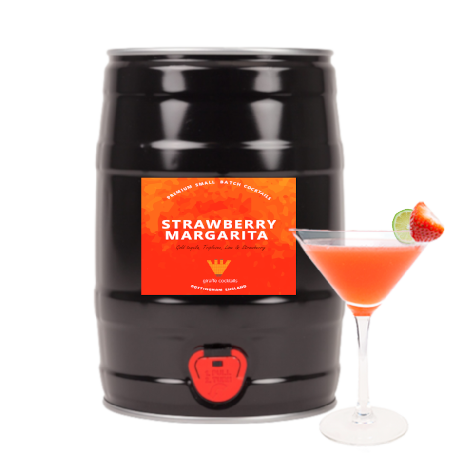 Strawberry Margarita 5L Party Keg